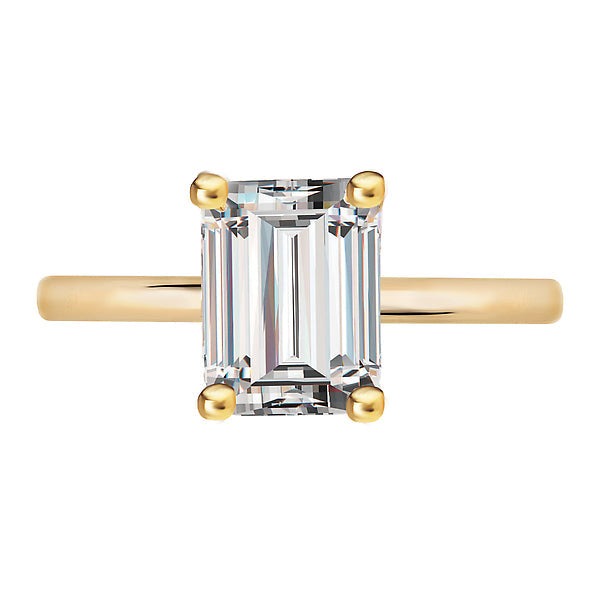 Diamond Hidden Halo Engagement Ring