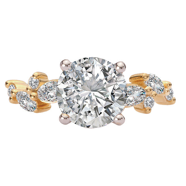 Semi-Mount Diamond Engagement Ring