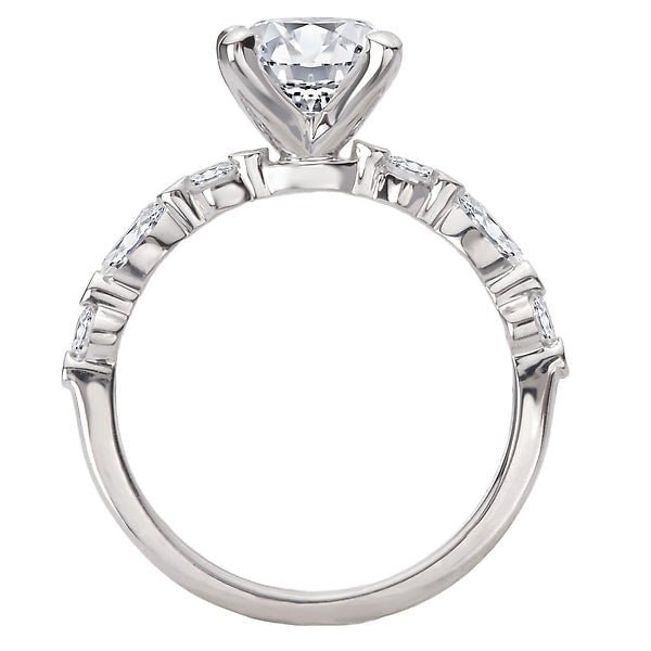 Semi-Mount Diamond Engagement Ring