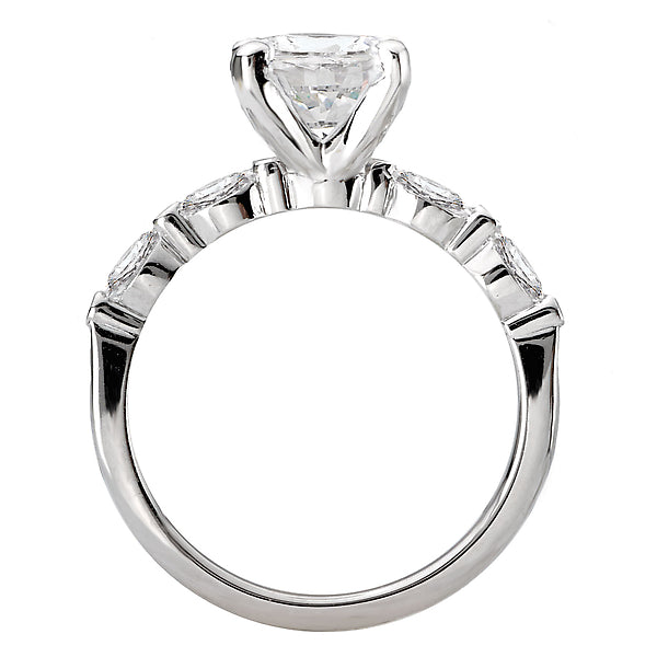 Semi-Mount Diamond Engagement Ring