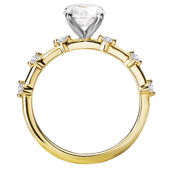 Semi-Mount Diamond Engagement Ring